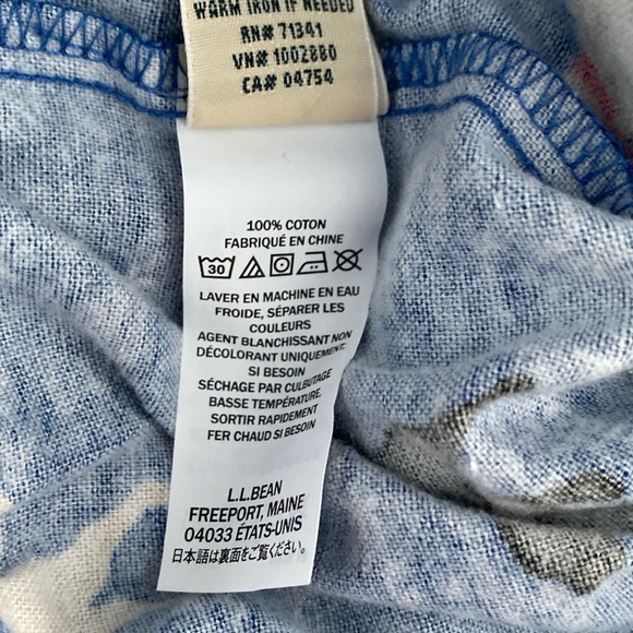 L.L. Bean Flannel Dog Print Pajama Pants - Size Small - Picture 6 of 7